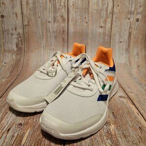 Adidas Tensaur Run 2.0 K Kids Sneakers White Blue Orange Size 3